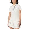 Adidas Originals Twistknit Fashion Soft Comfortable Versatile Short Sleeve Polo Shirt Women Polo Shirts Chalk-White JF4998