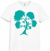 Floral Tree T Shirt Botanical Nature Tree Silhouette Graphic Tee