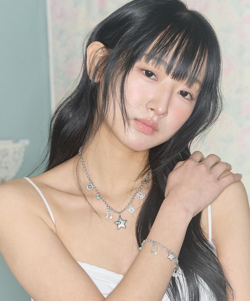 Kiibi Star Mix Bracelet Silver