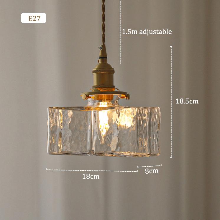 Retro Pendant Lights Glass LampShades Pendant Lamps For Ceiling Dining Room Bedroom Bedside Dining Table Pendant Lighting