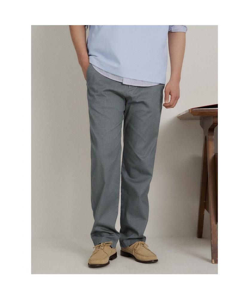 Binpolmen Pigment Washed Comfort Fit Chino Pants Green