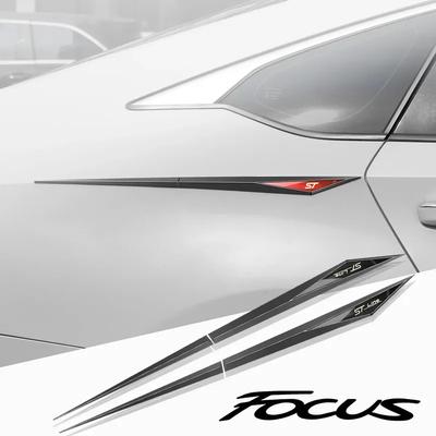 2 szt. naklejki samochodowe TPU akcesoria samochodowe para auto dla Ford Taurus Kuga Fiesta Focus Mondeo Escape ST ST-Line Vignale