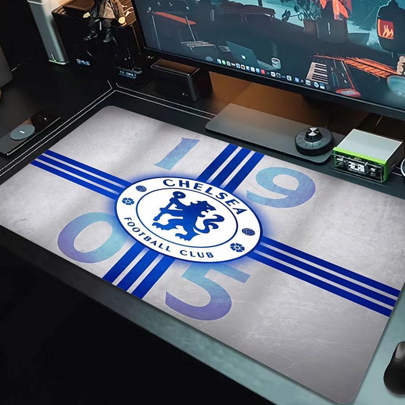 Chelsea F Large Size Mouse Pad Large Gaming Table Cushion Non-slip Laptop Tablet Big Mousepad XXL Mat Mini PC Playmat With Lock Edge