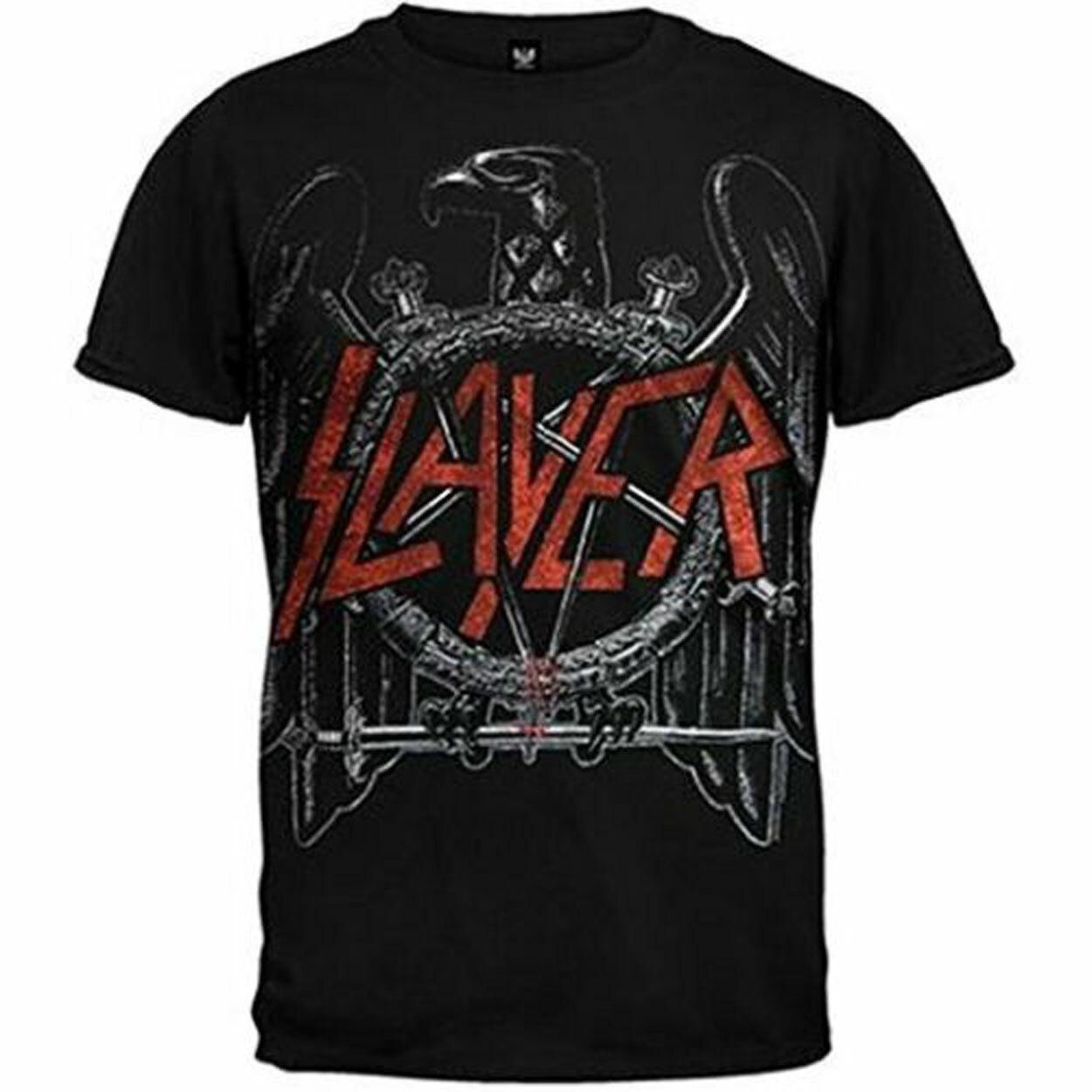 Official Slayer Large Eagle Mens Black T Shirt Slayer Classic Tee M