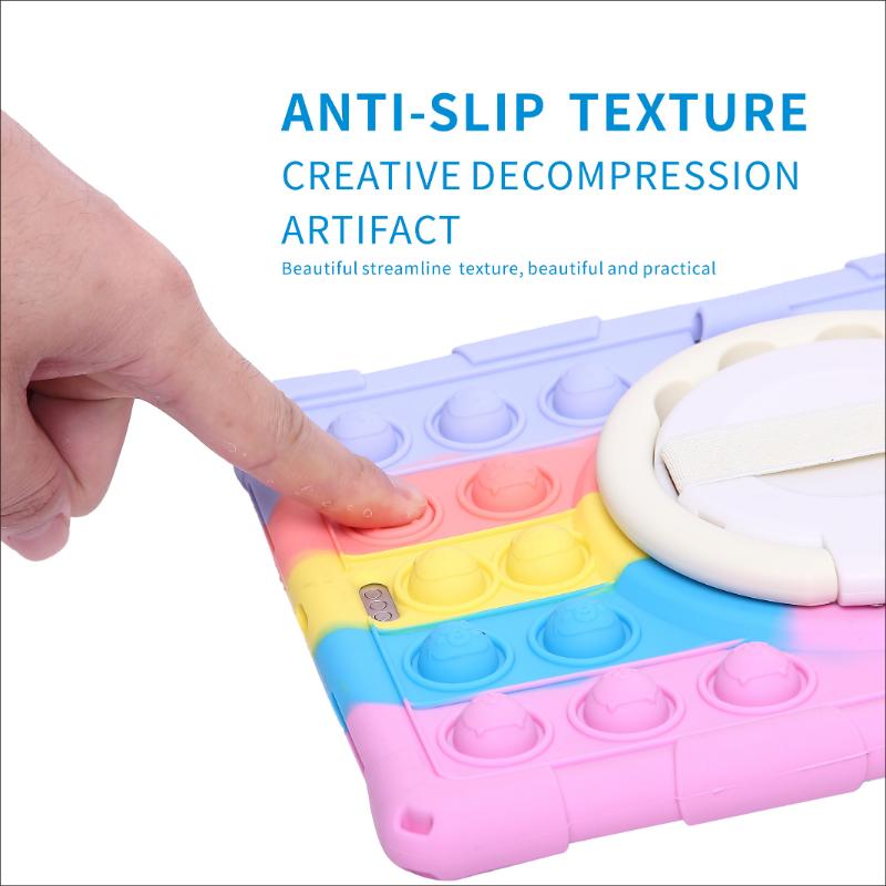 Capa à prova de choque para tablet, ipad pro 11 12.9 m2 m1 360, suporte giratório, alça de mão, ipad air 5 10.9 2022 10th air 4 2020, funda