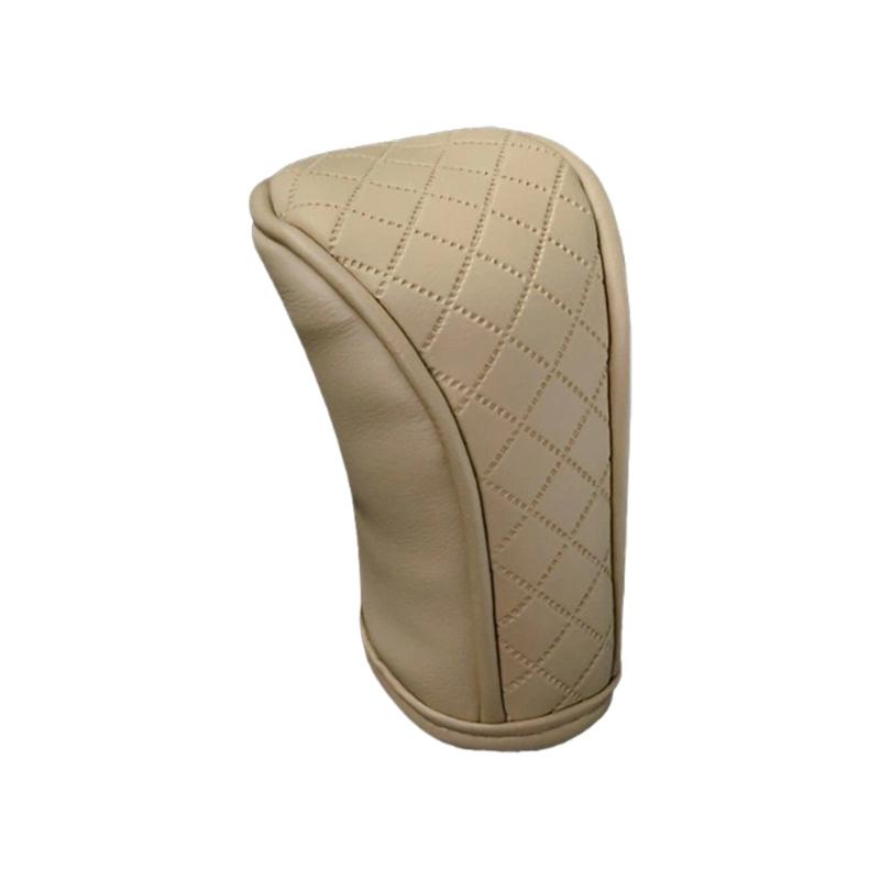 Car Gear Shifts Knob Protector Waterproof Not Slip PU Leather Cover Universal Designs Automotive Shifts Knob Cover 120mm