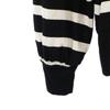 Marimekko Rayon Blend Border Long Sleeve Cardigan XS White X Black Women Used