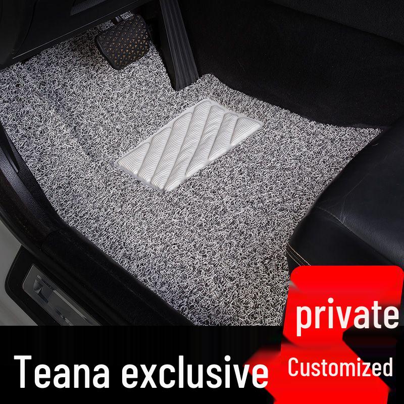 Compatible Floor Mats for Wuling Hongguang MINI EV Macaron Third Gen - Mini Silk Loop Carpet for Women