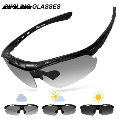 Cyklistické brýle Větruodolné Anti-Ultrafialové Pohodlné fotochromatické polarizované MTB cyklistické brýle pro jízdu