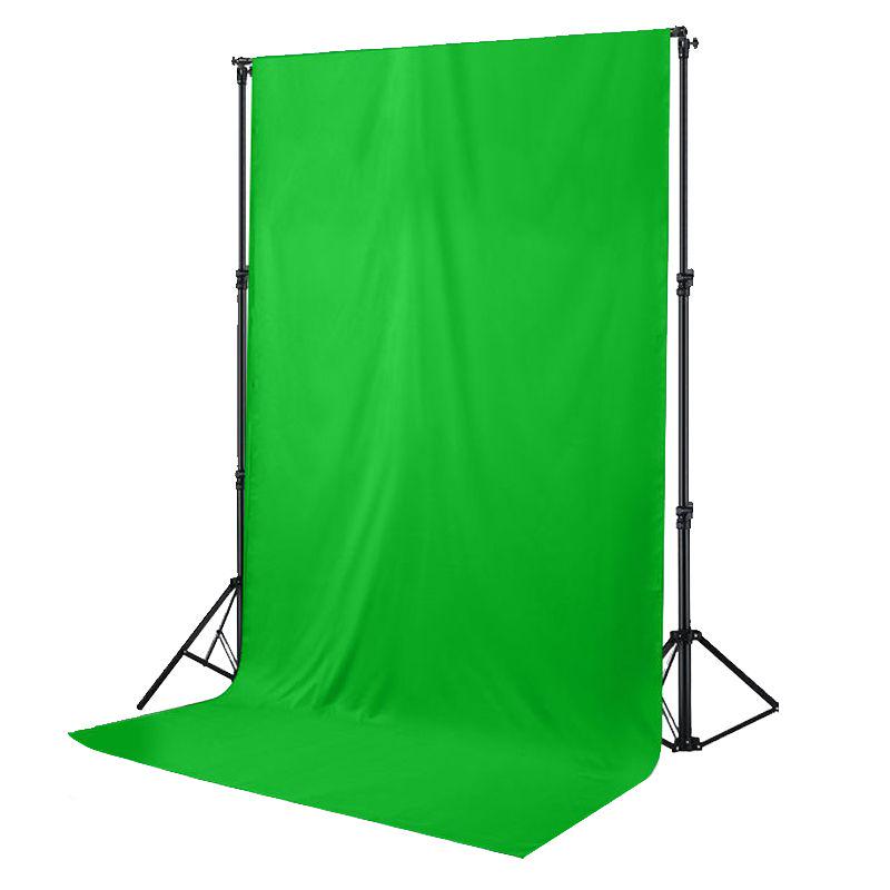 

Потовщена професійна зелена хромакей-задня стінка для прямих трансляцій та студій Green + 2 No-Trace Nails + 2 Hook Clips - 1.5x1m