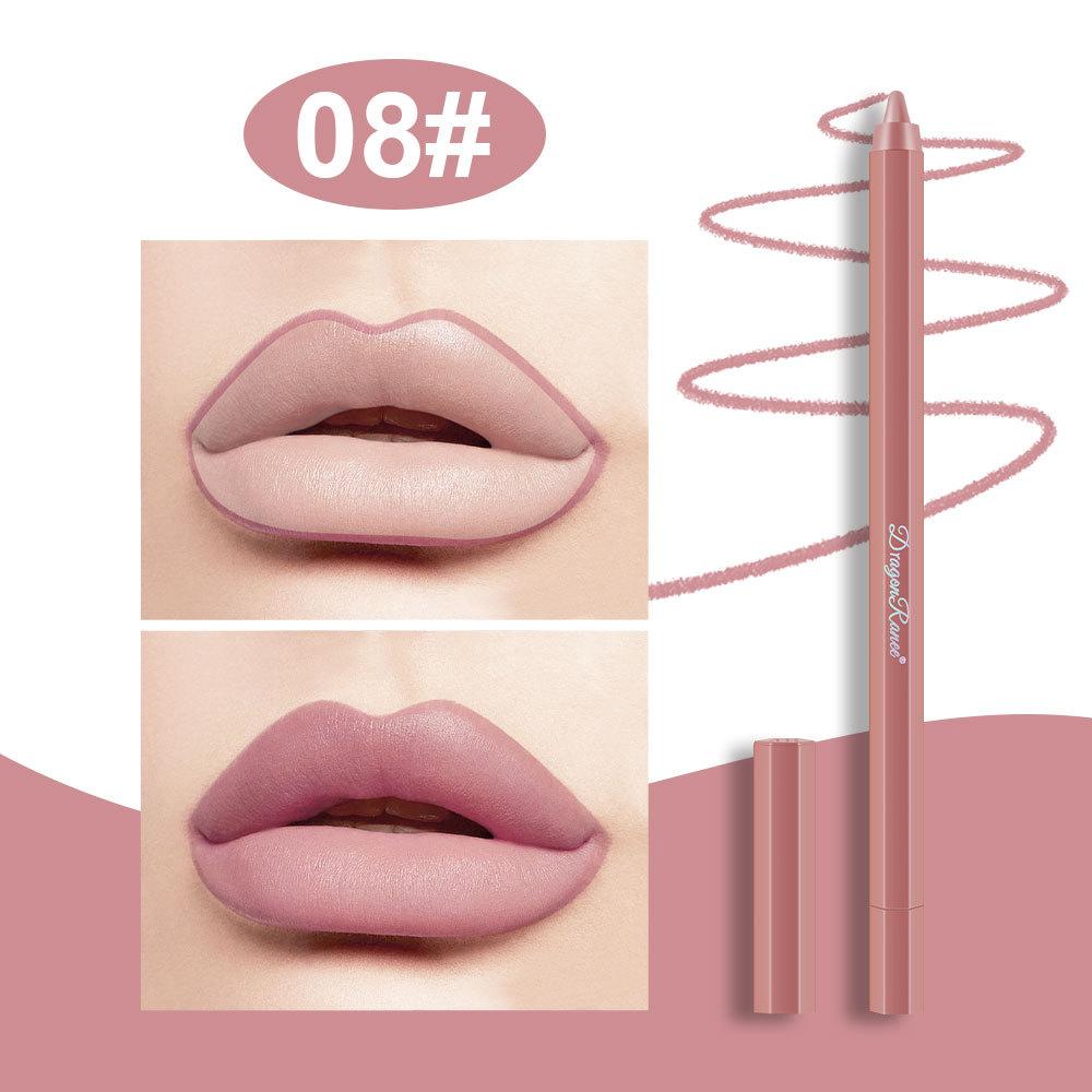 Lip Liner Autumn and Winter Matte Whitening Lipstick Velvet Matte Long-Lasting Makeup Effect Non-Fading Non-Stick Cup Lip Liner