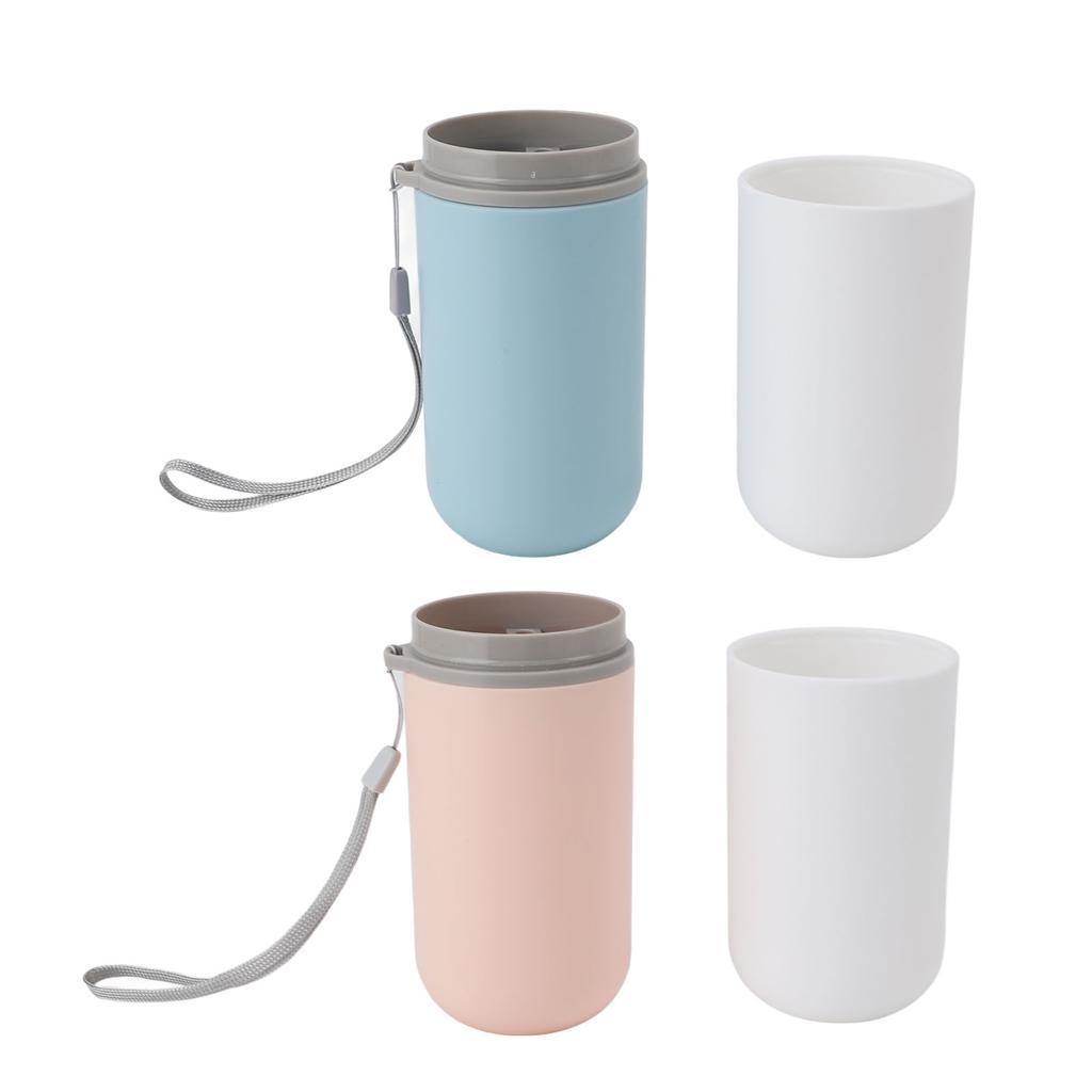 Travel Toothbrush Holder Case Plastic Multifunctional Portable Toothbrush Cup Case