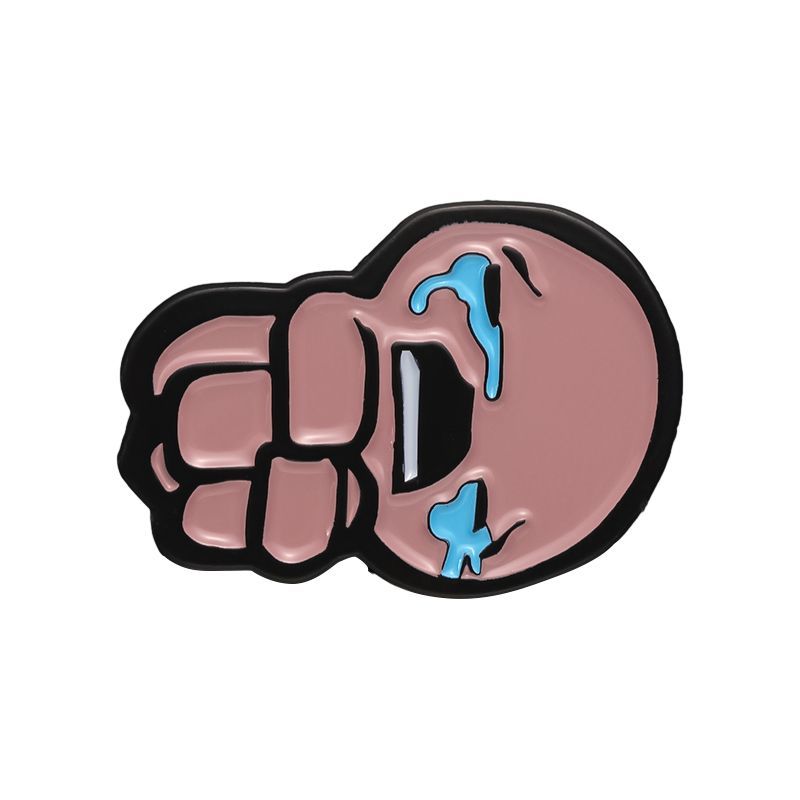 

Брошь с игровым персонажем Isaac s Binding of Isaac: Нежная пиксельная брошь в виде плачущей фигуры, уникальный дизайн значка для рюкзака lie down and cry