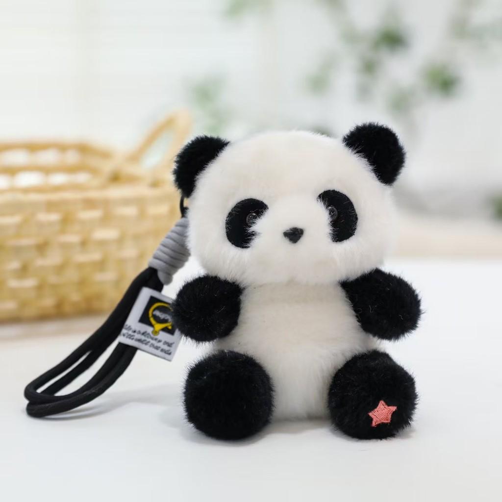 Hydrochoerus Hydrochaeris Lulu Plush Panda Toy With Hanging Cord For Kids Gift