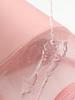 1pc Pink Makeup Brush Case With Zipper,Transparent Waterproof Travel Makeup Brush Holder ,Portable Makeup Brush Bag
