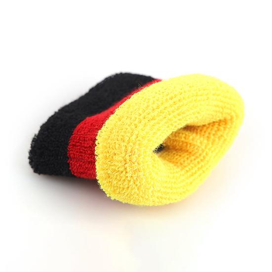 Sportarmband, Regenbogen-gestreifte Schweißbänder, Handgelenkstütze für Männer und Frauen, Fitnessstudio, Sportzubehör, atmungsaktive, elastische Handgelenkstütze