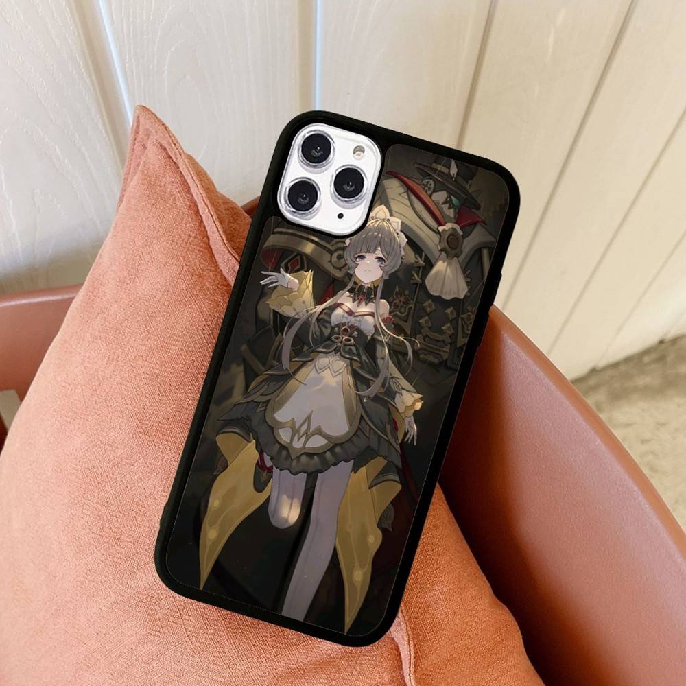 Game Genshin Impact Sandrone For Iphone 17 Air 16 15 14 13 12 11 Pro Max TPU+PC Plus Shockproof Back Phone Cover