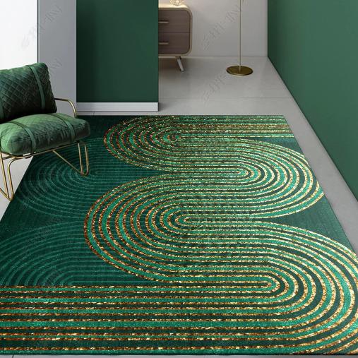 Splash Ink Abstract Green Carpet Living Room Large Area Rugs Home Decor Bedroom Bedside Carpets Non-slip Floor Mat Alfombra