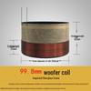 99.5mm Bass Voice Coil, 99.8 High Power, White/Black Aluminum Glass Fiber 100-Core Speaker Repair Parts
