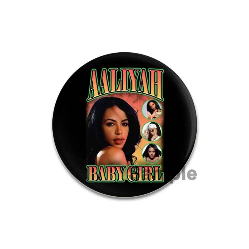 32/44/58mm Pop Hip Hop Rap Star Singer Metal Brooch Handcrafted Backpack Clip Fan Collection Commemorative Gift Tinplate Pin Badge