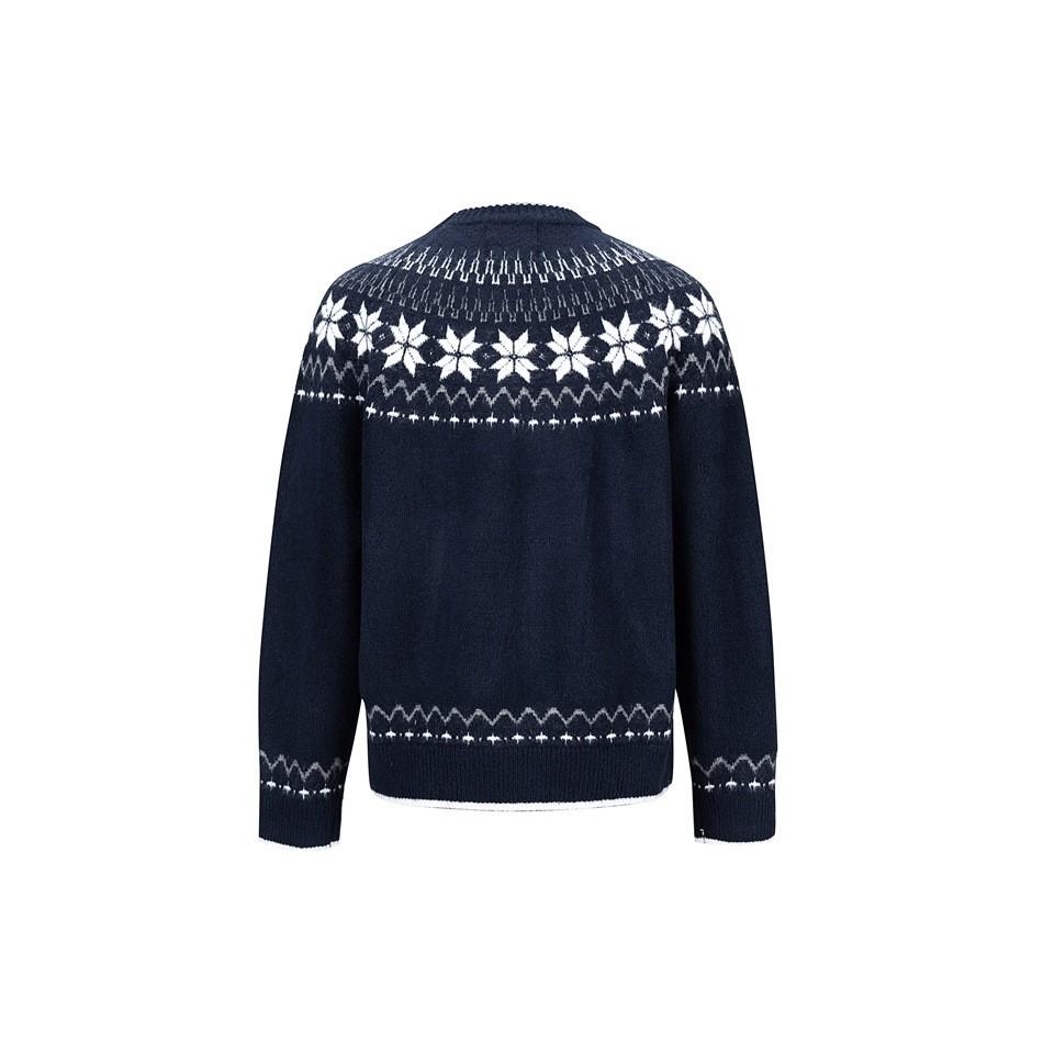 ARBENDO Unisex Retro Fair Isle Sweater - Loose Fit, Autumn/Winter Knitwear M1364