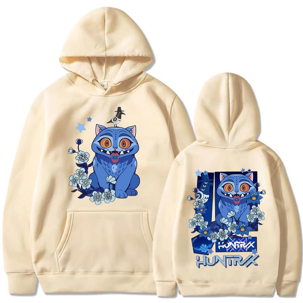 K-Pop Demon Hunters Derpy Tiger Printing Hoodies Fashion Cool Harajuku Hooded Autumn Winter Sweatshirt Men Women Casual Pullover