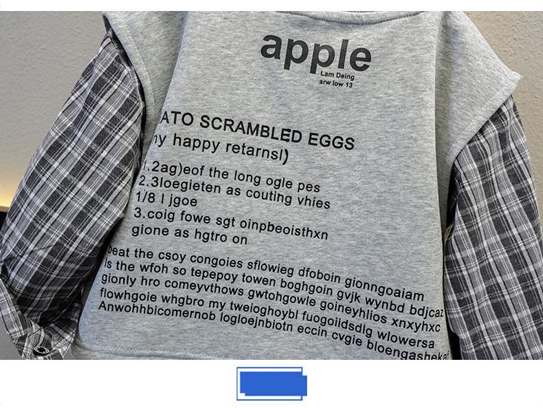 Jungen 2025 Herbst Preppy 3-teiliges Set: Stilvolles Hemd, Weste und Sportbekleidung