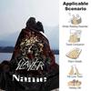 Customiz Name Personality Slayer logo Blanket Soft &Warm Sofa Office Bed Travel Lunch Break Blanket, Gift Suitable All Seasons