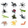12 Types Of Surprise Egg Insect Prank Capsule Toys, Children's DIY Easter Egg Toys