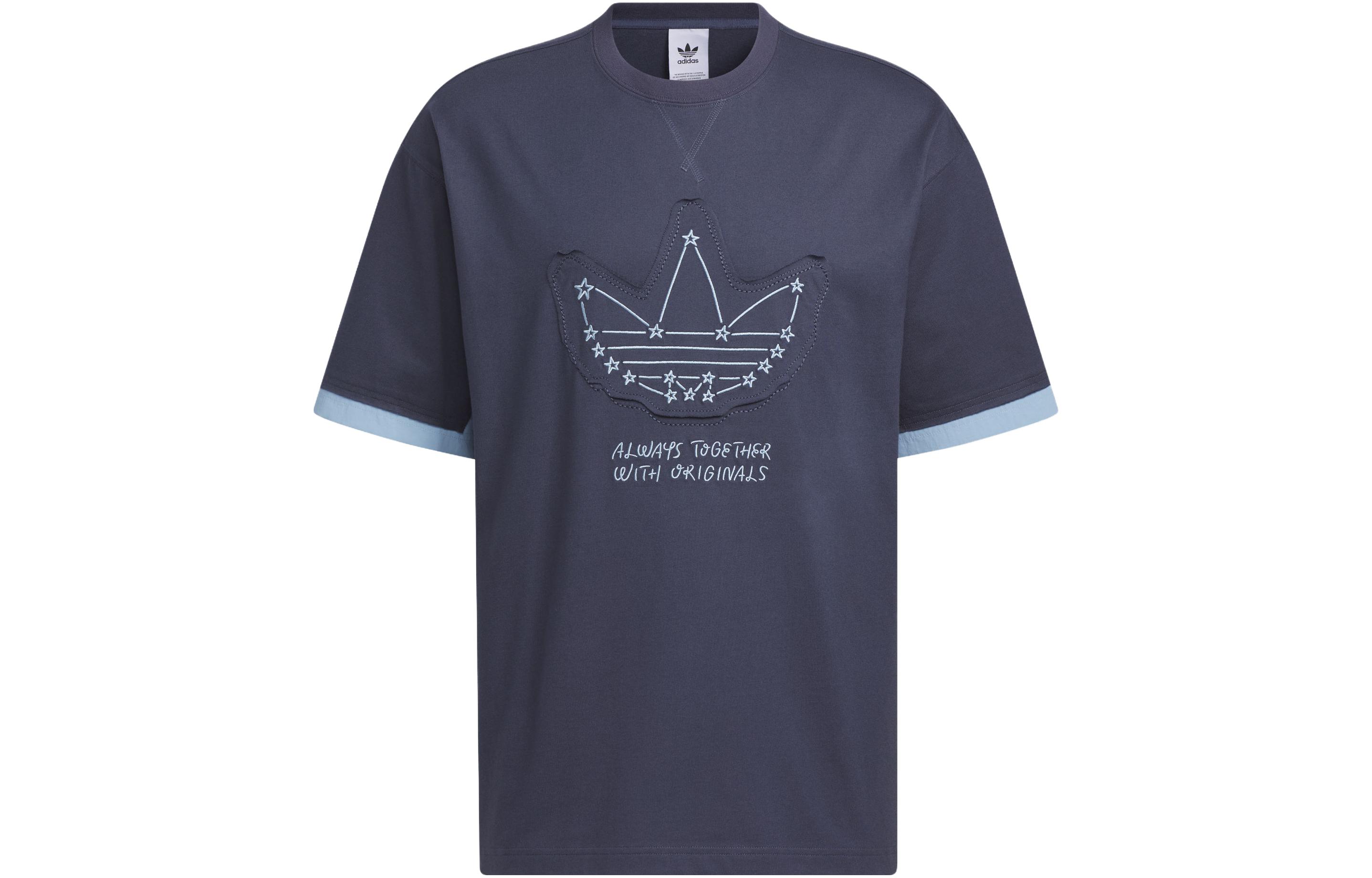 Adidas Originals T Shirt Unisex Navy Blue IS0639 L