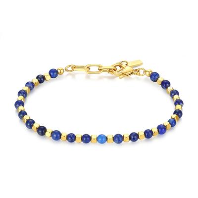 GAVU Men's Lapis Lazuli Birthstone Power Stone Bracelet