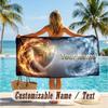 Custom Text Beach Towel, Soft Absorbent Swimming Multi-use TowelAthletic Bilbao FC