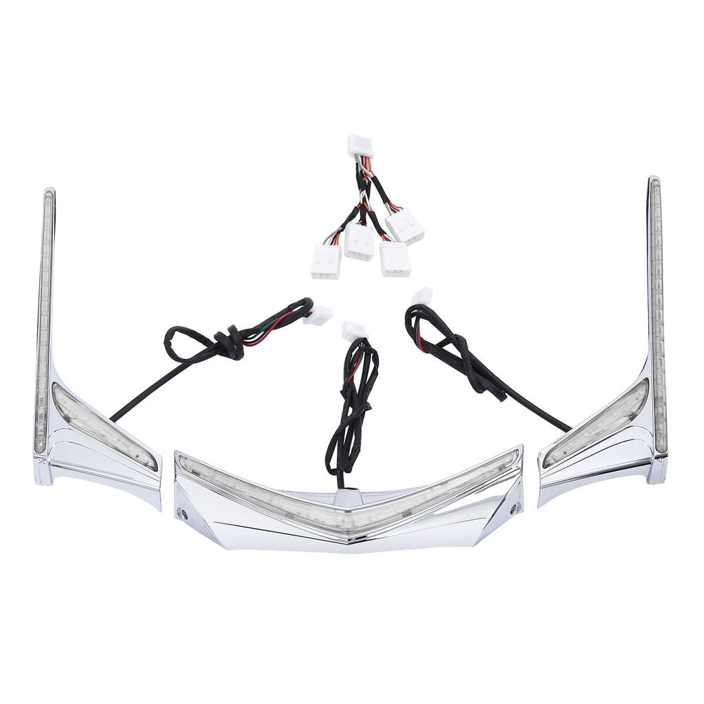 Motorcycle Rear Fender Tip Run Brake LED Light Strips For Honda Goldwing GL1800 2012-2017 F6B 2013-2017