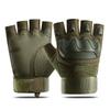 Tactical Half-Finger Gloves Men Softshell Outdoor Sports Cycling Anti-Slip Durable Ultra-Suede