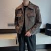 Men's Coat Men's Autumn Clothing New Trendy Brand High-end Loose Jacket Men's Lapel Top
