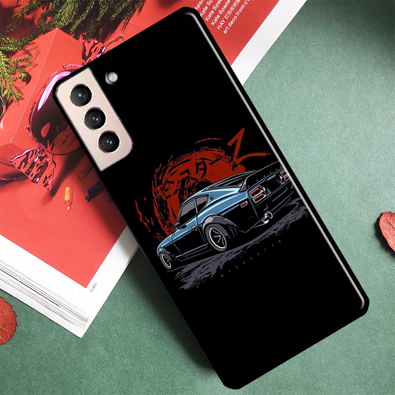 Japan JDM Car Phone Case For Samsung Galaxy S24 Ultra S9 S10 S20 S21 S22 S23 S25 Plus S24 FE Back Cover
