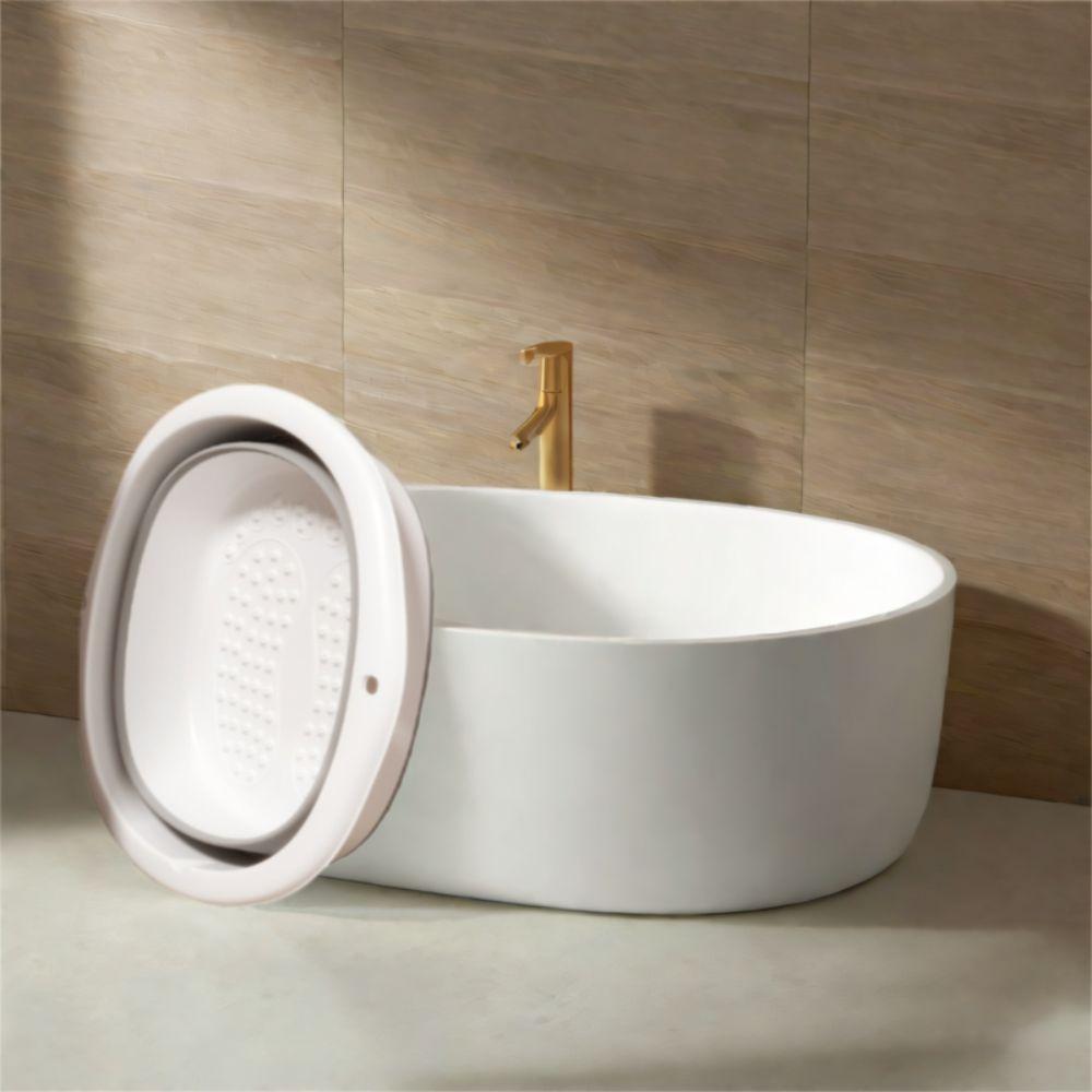 Retractable Foot Bath Basin Thickened Foot Soaking Spa Bucket Durable Foot Bath Bucket Dorm