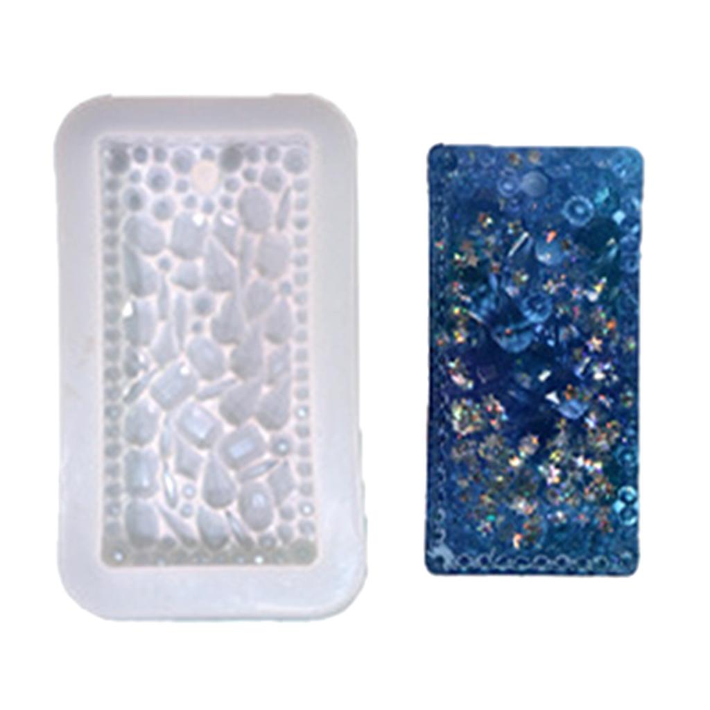 1Pc/9Pcs Listing Silicone Mold Crystal Glue Flash Diamonds Various Shapes Pendant Mold Car Hanging Keychain Material