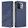 For Realme 16 Pro Plus Premium PU-skinndeksel TPU-støtfanger med kortholder Støtte skjult magnetisk adsorpsjon Støtsikker Flip-lommebokdeksel