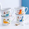 Nordic Ceramic Cartoon Animal Coffee Mug Simple Household Children Creative Porcelain Cute Dinosaur Oat Milk Cup Office Teacup
