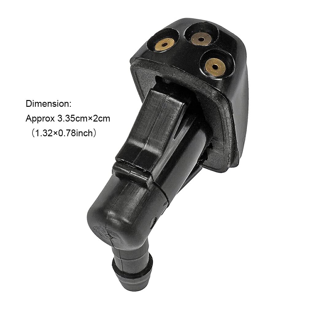 OCIUIVEQ 2 Car Windshield Washer Sprayer Nozzle Pack Vehicle Adjustable Wiper Jet Auto Accessories Spare Parts
