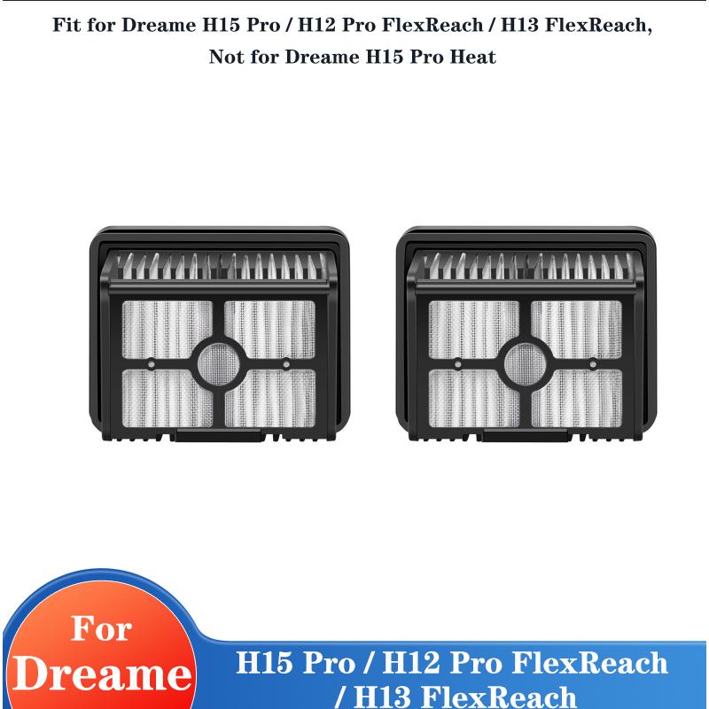 Fit For Dreame H15 Pro / H12 Pro FlexReach / H13 FlexReach Wet Dry Vacuum Brush Filter, NOT for ( Dreame H15 Pro Heat )