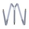 Elastic Y-Shape Braces Men's Women's Solid Color/Stripe Adjustable Suspenders