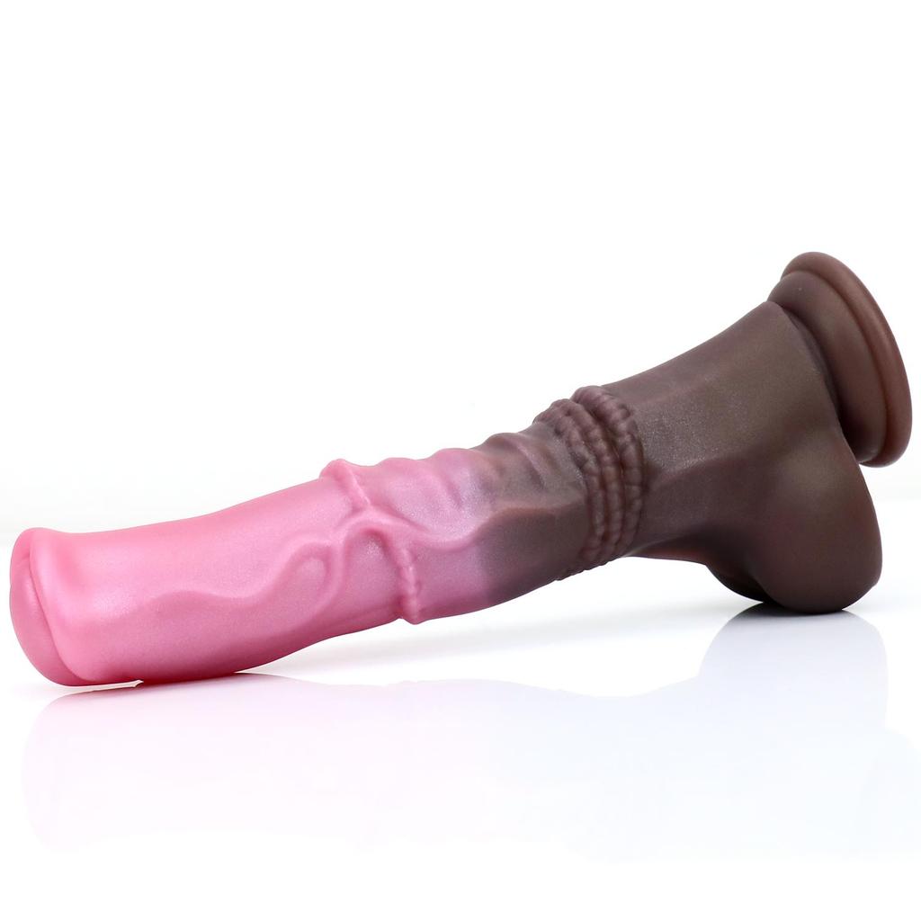 Silicone Large Anal Plug Dildo With Dog Knot Soft Silicone Female Sex Toys Vaginal Anus Stimulation Erotic Masturbators