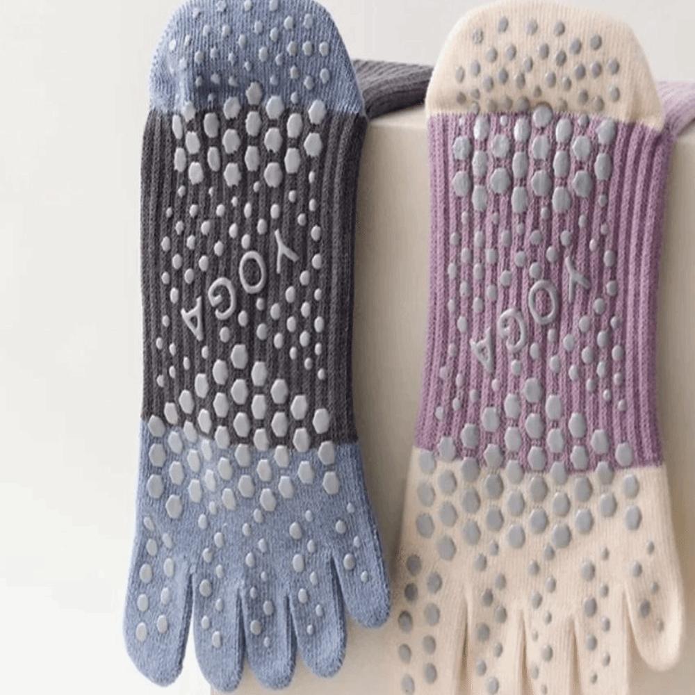 Cotton Pilates Socks Non Slip Grip Socks New Sports Socks  Yoga Barre Ballet