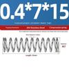 Spring Steel Pressure Return Spring Assortment 0.3/0.4mm Wire Dia 5-20mm Length for Hobbyist Craft Making Projects