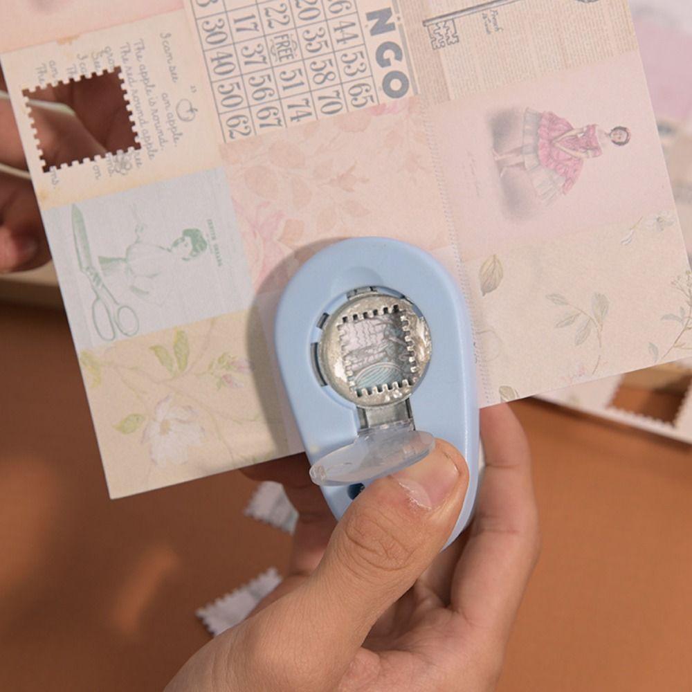 Punches Maker Embossing Machine Hole Puncher Toothed Puncher Embosser Stamp Border Punch  DIY Craft