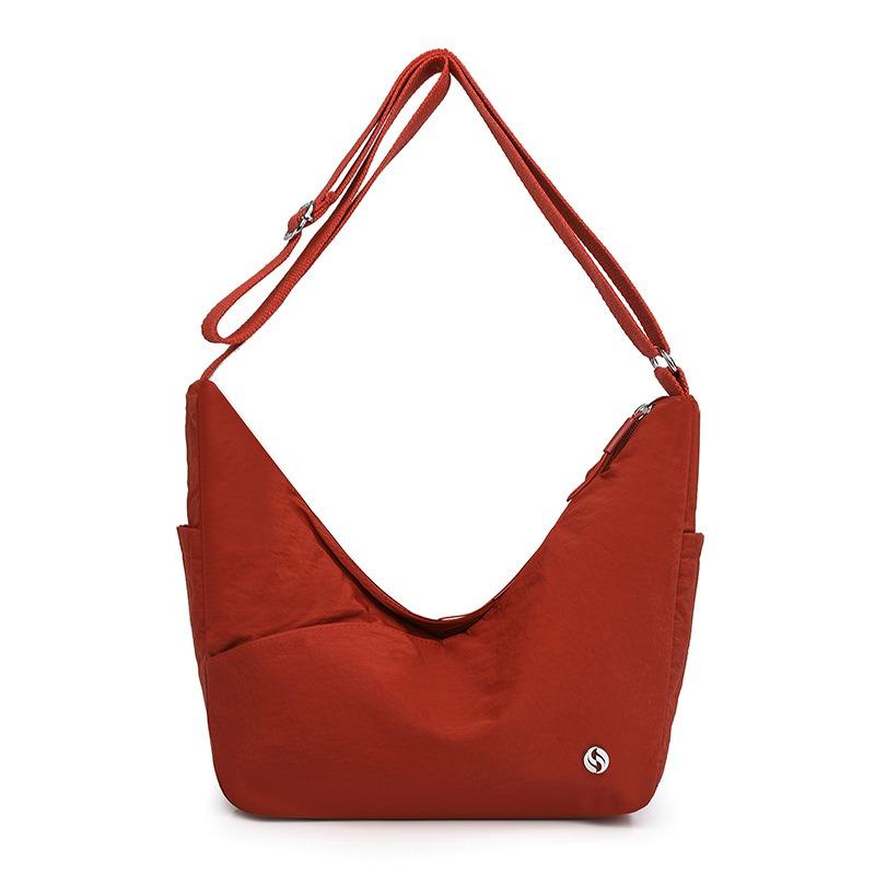 Lässige und leichte Umhängetasche Damen Sommer neu hochwertig Arbeits-Nylon-Pendler-Tasche Sport-Schultertasche