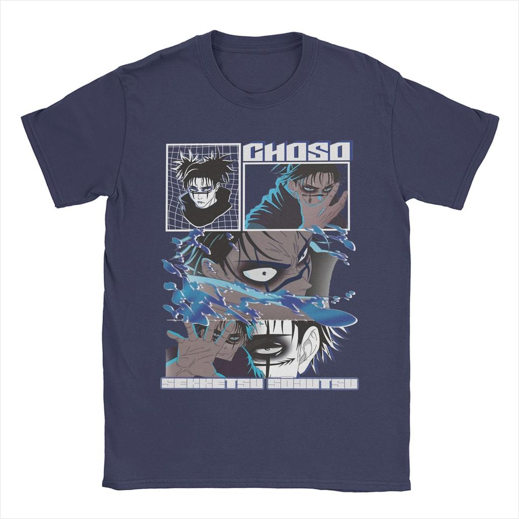 Choso JJK Anime Férfi Póló Újdonság 100% Pamut Pólók O Nyakú Rövid Ujjú Pólók Ajándék Ötlet Ruházat