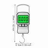 High Precision Digital Luggage Scale Multi-function Portable Weighing Scale Hanging Scale  Shipping
